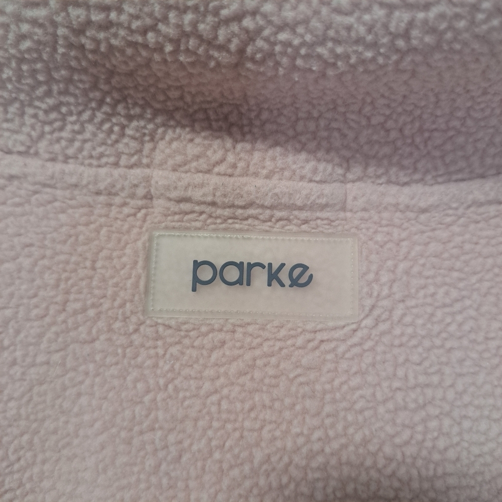 Parke Oversized Fleece Quarter Zip Pink XXL - Picture 6 of 7